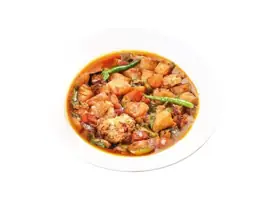 بطاطس وسبانخ